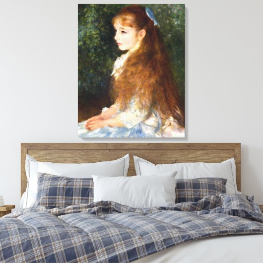 Pierre Renoir - Irene Cahen d Anvers Canvas Afdruk (Insitu (Slaapkamer))