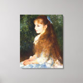 Pierre Renoir - Irene Cahen d Anvers Canvas Afdruk (Voorkant)