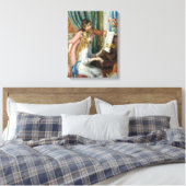 Pierre Renoir - Jonge meisjes in Piano Canvas Afdruk (Insitu (Slaapkamer))