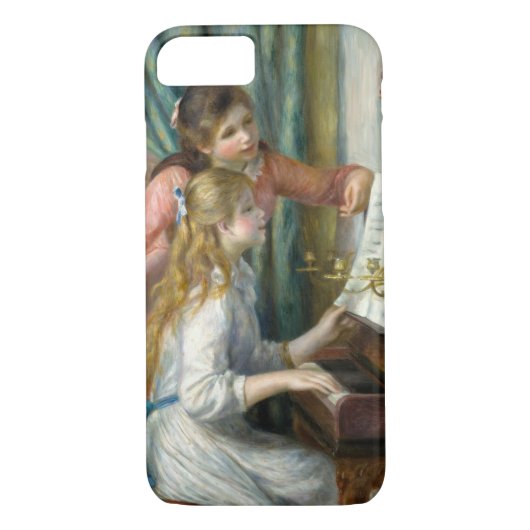 Pierre Renoir - Jonge meisjes in Piano Case-Mate iPhone Case (Achterkant)