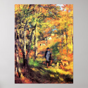 Pierre Renoir - Jules le Coeur en zijn honden Poster