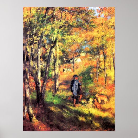 Pierre Renoir - Jules le Coeur en zijn honden Poster (Voorkant)