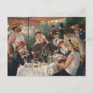 PIERRE RENOIR - Luncheon of the Boating Party 1881 Briefkaart