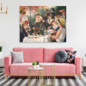 PIERRE RENOIR - Luncheon of the Boating Party 1881 Canvas Afdruk (Insitu (Woonkamer))