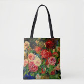 Pierre Renoir schilderij, Rozen, bekende kunstwerk Tote Bag (Voorkant)