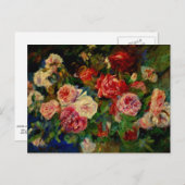 Pierre Renoir schilderij, Rozen Briefkaart (Voorkant / Achterkant)