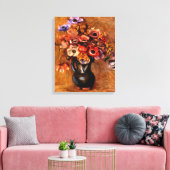 Pierre Renoir - Stilleven met anemonen Canvas Afdruk (Insitu (Woonkamer))