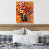Pierre Renoir - Stilleven met anemonen Canvas Afdruk (Insitu (Slaapkamer))