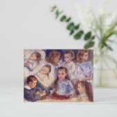 Pierre Renoir - Studies over kinderen van Paul Ber Briefkaart (Staand voorkant)