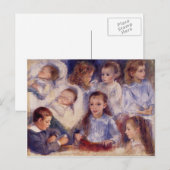 Pierre Renoir - Studies over kinderen van Paul Ber Briefkaart (Voorkant / Achterkant)