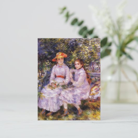 Pierre Renoir - The Daughters of Paul Durand Ruel Briefkaart (Staand voorkant)