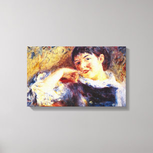 Pierre Renoir - The Dreamweaver Canvas Afdruk