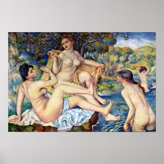 Pierre Renoir - The Large Bathers Poster (Voorkant)