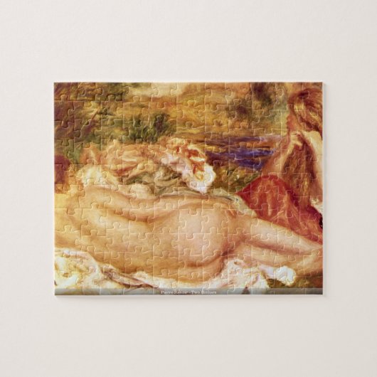 Pierre Renoir - Two Bathers puzzle Legpuzzel (Horizontaal)