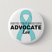 Pierre Robin Syndrome Advocate Lint Witte Button (Voorkant)