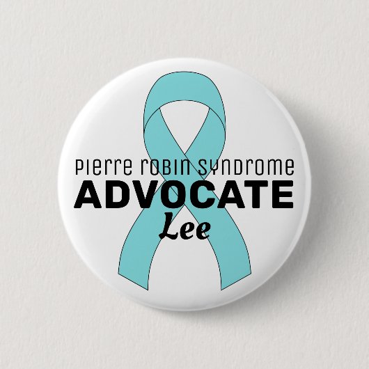 Pierre Robin Syndrome Advocate Lint Witte Button (Voorkant)