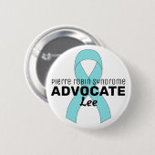 Pierre Robin Syndrome Advocate Lint Witte Button (Voorkant /achterkant)