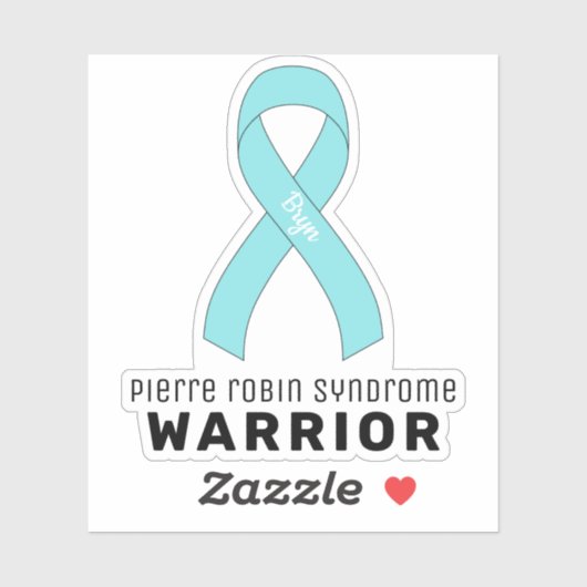 Pierre Robin Syndrome Warrior Vinyl Sticker (Vel)