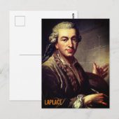 Pierre-Simon Laplace Briefkaart (Voorkant / Achterkant)