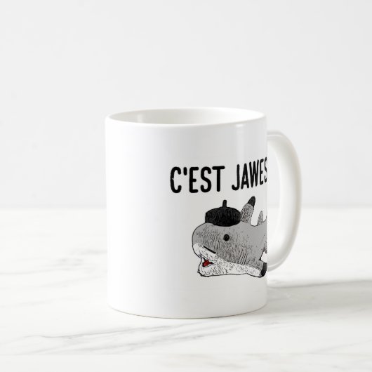 Pierre The Shark Mok (linkerhand) (Voorkant rechts)