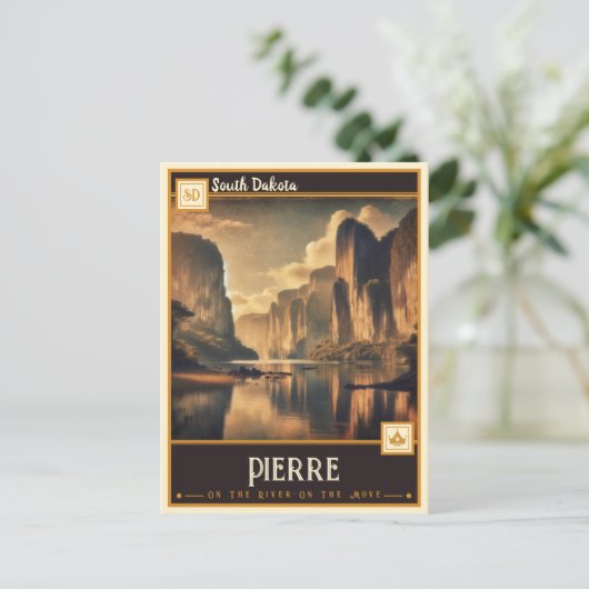 Pierre, Zuid-Dakota | Briefkaart (Staand voorkant)