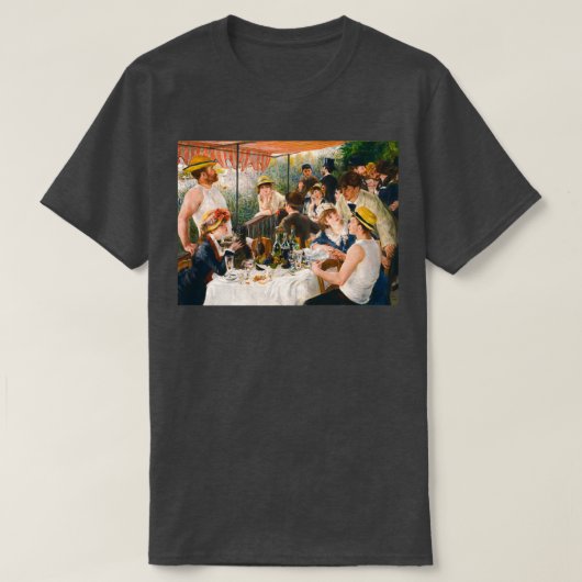 PierreAuguste Renoir Luncheon van de partij bij de T-shirt (Design voorkant)