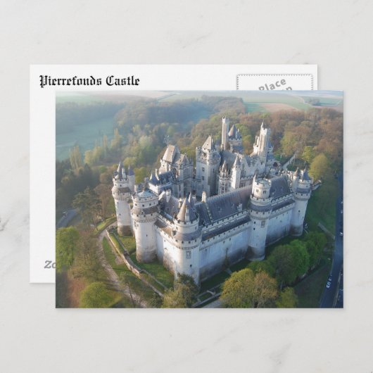 Pierrefonds Castle Briefkaart (Voorkant / Achterkant)