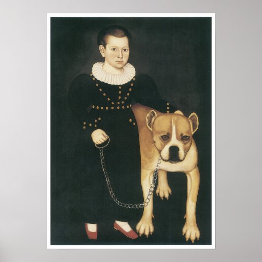 Pierrepont Edward Lacey en Zijne hond, Pistool, 18 Poster (Voorkant)