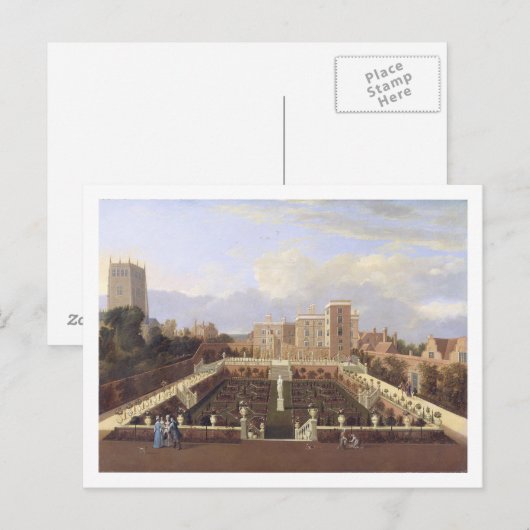 Pierrepont House, Nottingham, c.1708-13 (olie op c Briefkaart (Voorkant / Achterkant)