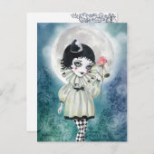 Pierrette onder de Briefkaarten Icy Moon (Voorkant / Achterkant)