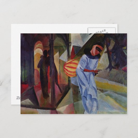 Pierrot, 1913 briefkaart (Voorkant / Achterkant)