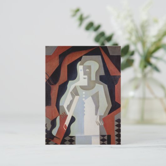 Pierrot, 1919 briefkaart (Staand voorkant)