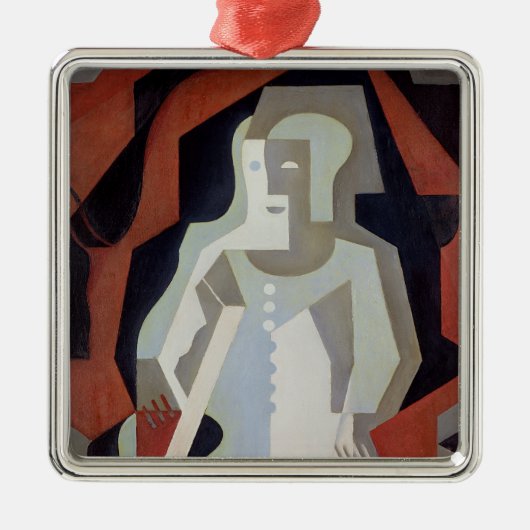 Pierrot, 1919 metalen ornament (Voorkant)