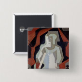 Pierrot, 1919 vierkante button 5,1 cm (Voorkant /achterkant)