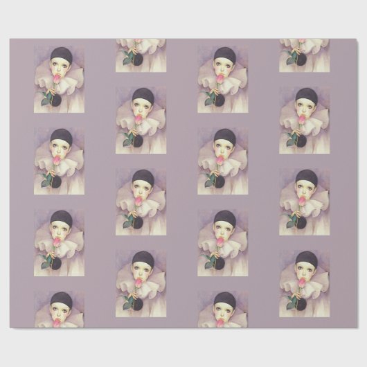 Pierrot 1980 cadeaupapier (Vlak)