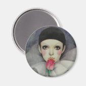 Pierrot 1980 magneet (Voorkant / Achterkant)