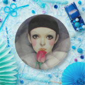 Pierrot 1980 papieren bordje (Feest)