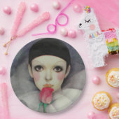 Pierrot 1980 papieren bordje (Feest)