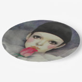 Pierrot 1980 papieren bordje (Gekanteld)