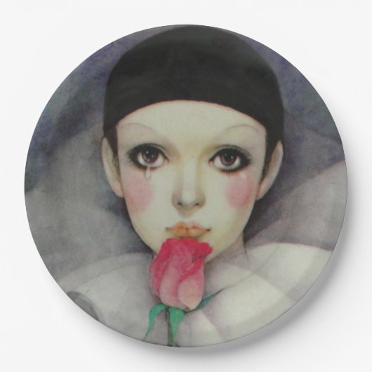 Pierrot 1980 papieren bordje (Voorkant)