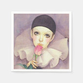 Pierrot 1980s Cocktail servet (Voorkant)