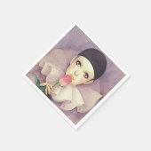 Pierrot 1980s Cocktail servet (Hoek)