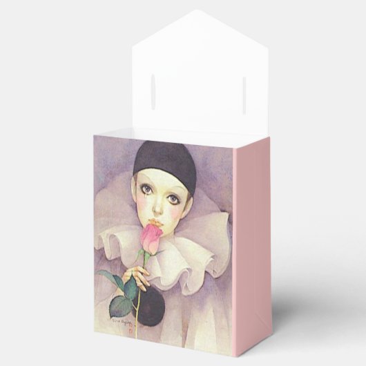 Pierrot 1980s gunstdoos bedankdoosjes (Geopend)