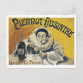 Pierrot Absinthe Briefkaart (Voorkant)