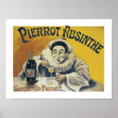 Pierrot Absinthe Poster (Voorkant)