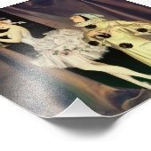 "Pierrot and Columbine" by FX Leyendecker Foto Afdruk (Hoek)