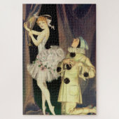 "Pierrot and Columbine" by FX Leyendecker Legpuzzel (Verticaal)