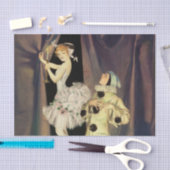 “Pierrot and Columbine” by FX Leyendecker Tissuepapier (Craft)