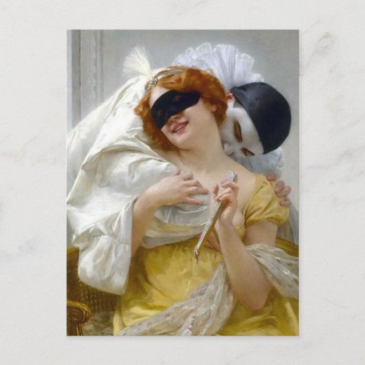 Pierrot and Columbine - Guillaume Seignac Briefkaart (Voorkant)