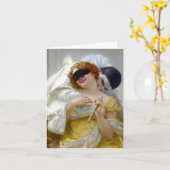 Pierrot and Columbine - Guillaume Seignac Kaart (Gele Bloem)